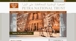 Desktop Screenshot of petranationaltrust.org